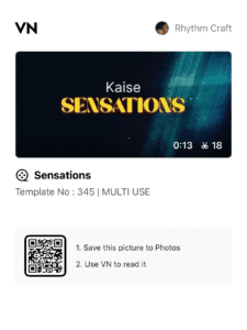 Sensation Hoti Hai VN Template