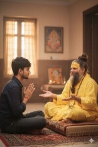 Paremanand Ji Maharaj AI Photo Editing