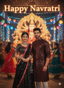 Google Gemini Couple Navratri AI prompts