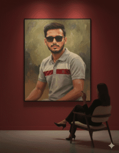 Oil pant ai photo editing