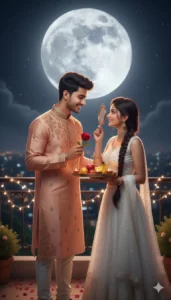 Karwa Chauth AI image editing