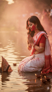 Durga Maa Bidai AI Photo Editing