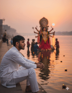 Durga Puja Bidai AI Photo Editing