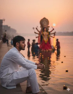Durga Puja Bidai AI Photo Editing
