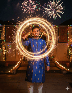 Google Gemini Diwali Ai Photo Prompt - 100% Face Matching
