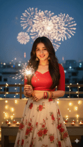 Diwali AI editing for girls