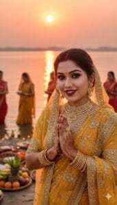 Chhath Puja Ai Photo Editing Prompt 2025 - 100% Face Match