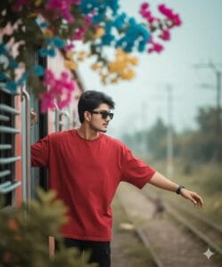 Retro style boy prompt