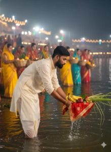 chhath puja prompt gemini for boy