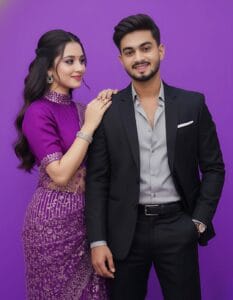 Retro Style Couple Photo Editing