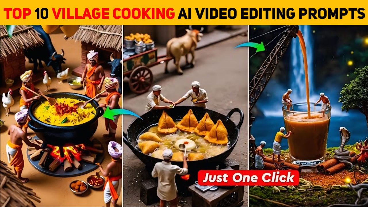 Village Cooking Ai Video Editing ( Top 10 Prompt)