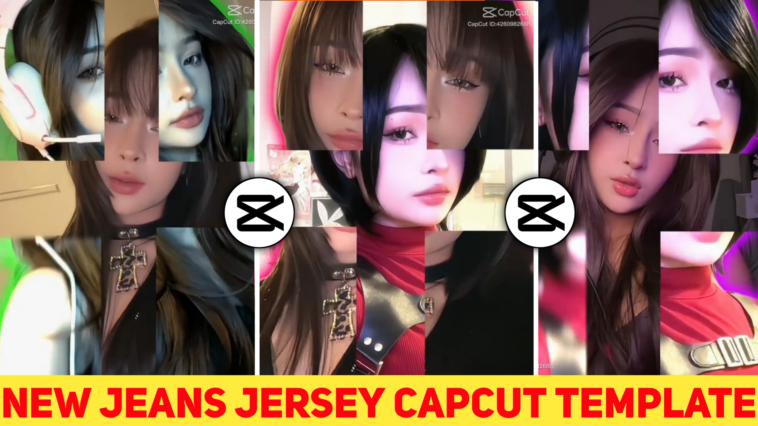 New Jeans Jersey Capcut Template