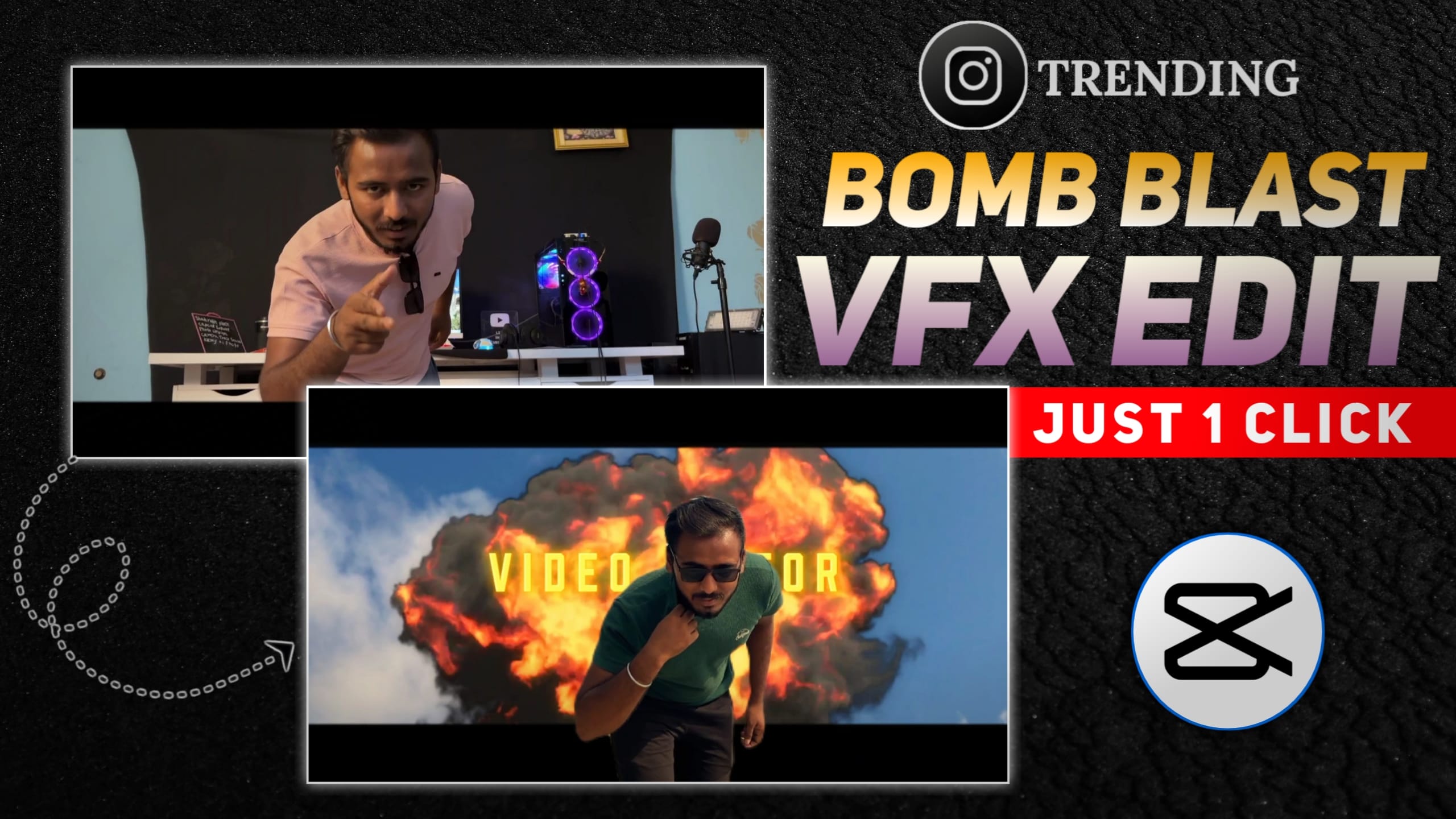 Bomb Blast VFX Video Editing & Download