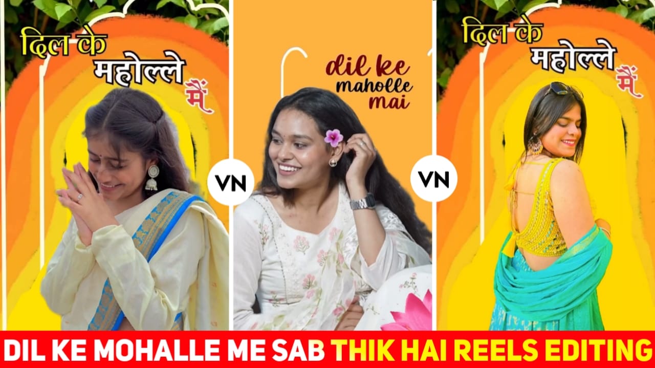 Dil Ke Mohalle Mein Sab Theek Hai VN Template Download