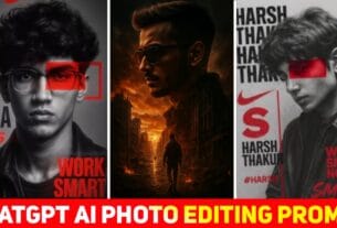 Black White Red Portrait Photo Editing Chatgpt Ai Prompts 2025