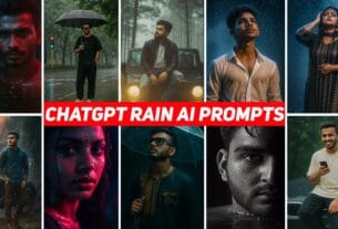 Rainy AI Photo Editing Prompt | ChatGPT AI Photo Editing Tutorial