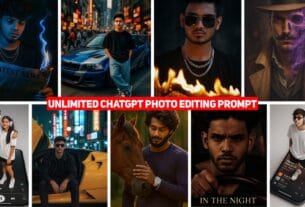 Unlimited ChatGpt AI Photo Editing Prompts 2025 (100% Real Face)