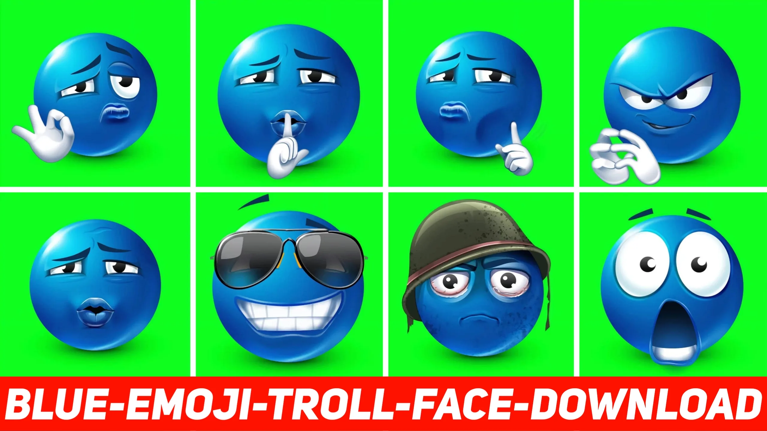 Blue Emoji Troll Face Download Free | HD PNG & Meme Stickers Blue Emoji Troll Face Download Free