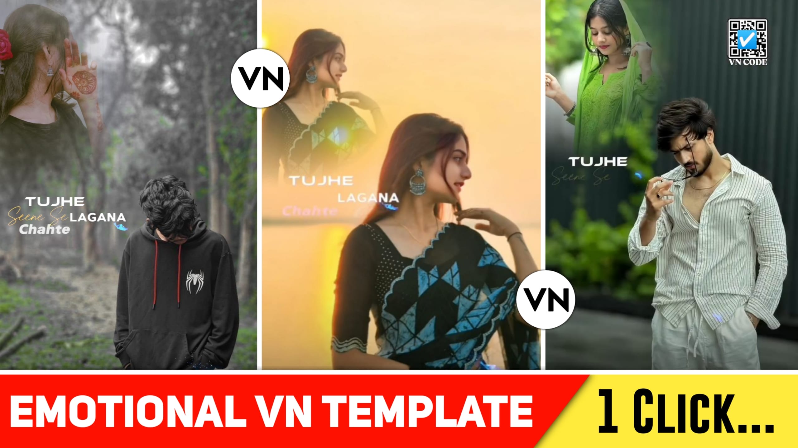 Tujhe Seene Se Lagana Chahte Hain VN Code Template