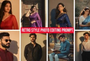 Ai Retro Style Vintage Photo Editing Prompt