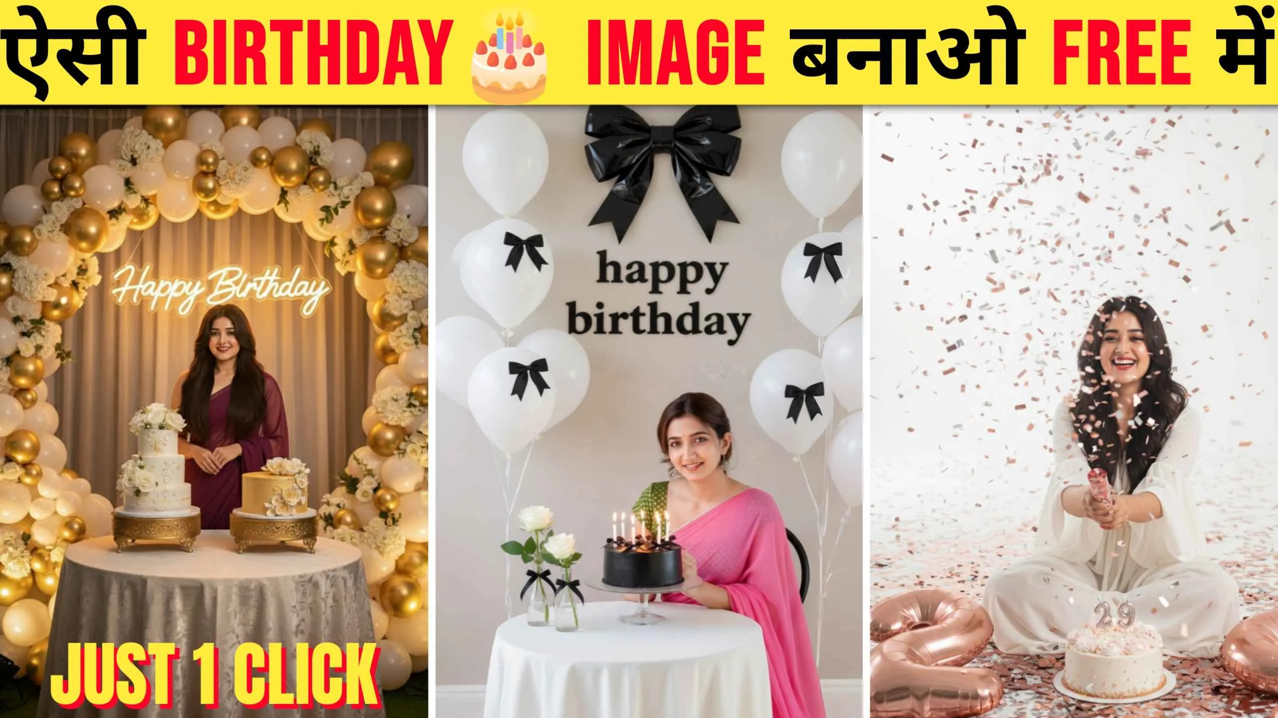 Best Happy Birthday AI Photo Editing Prompts (Free Online Tools)