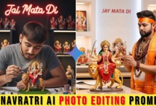 Google Gemini 3D Model Navratri Ai Photo Editing Prompt