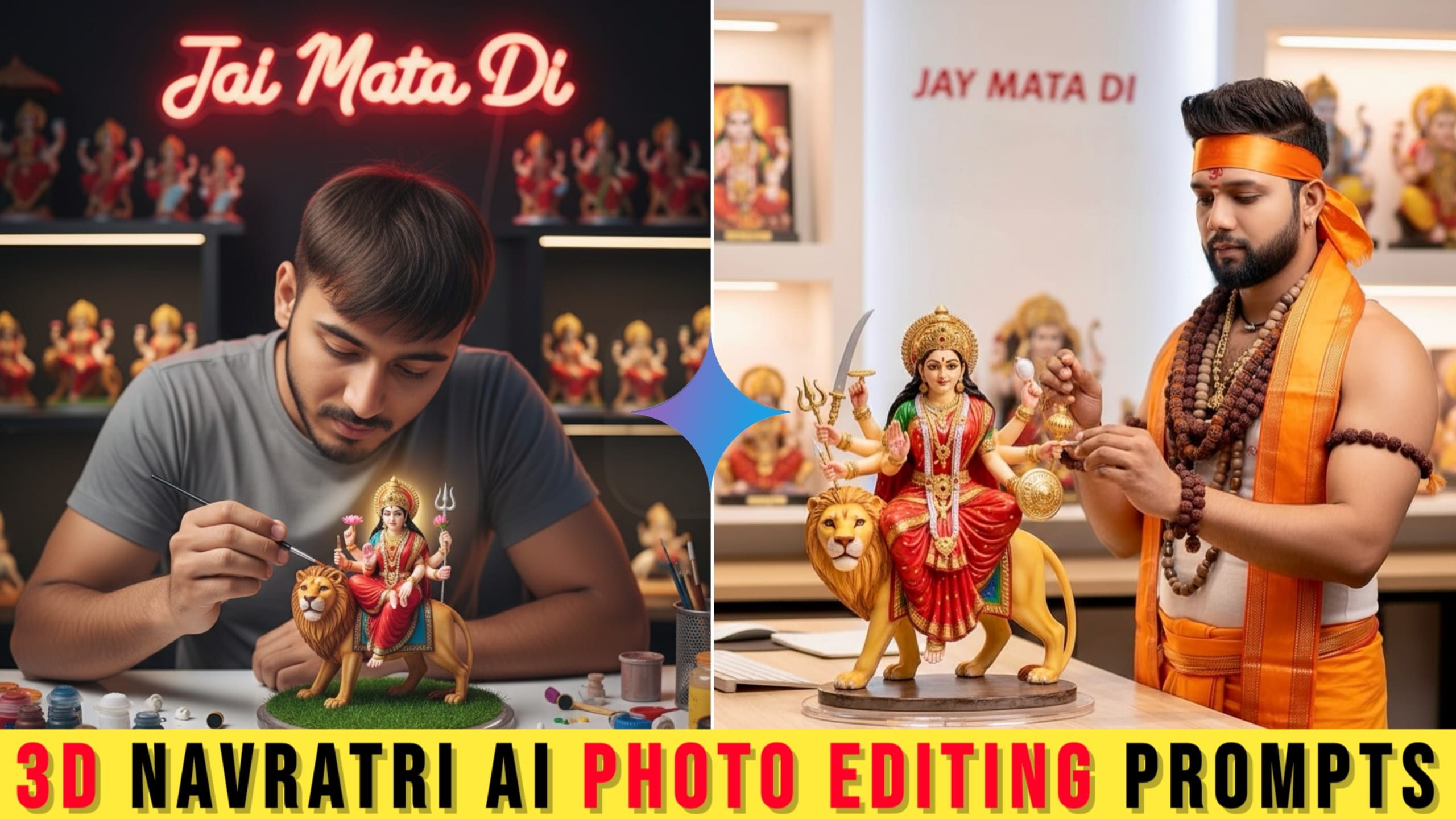 Google Gemini 3D Model Navratri Ai Photo Editing Prompt