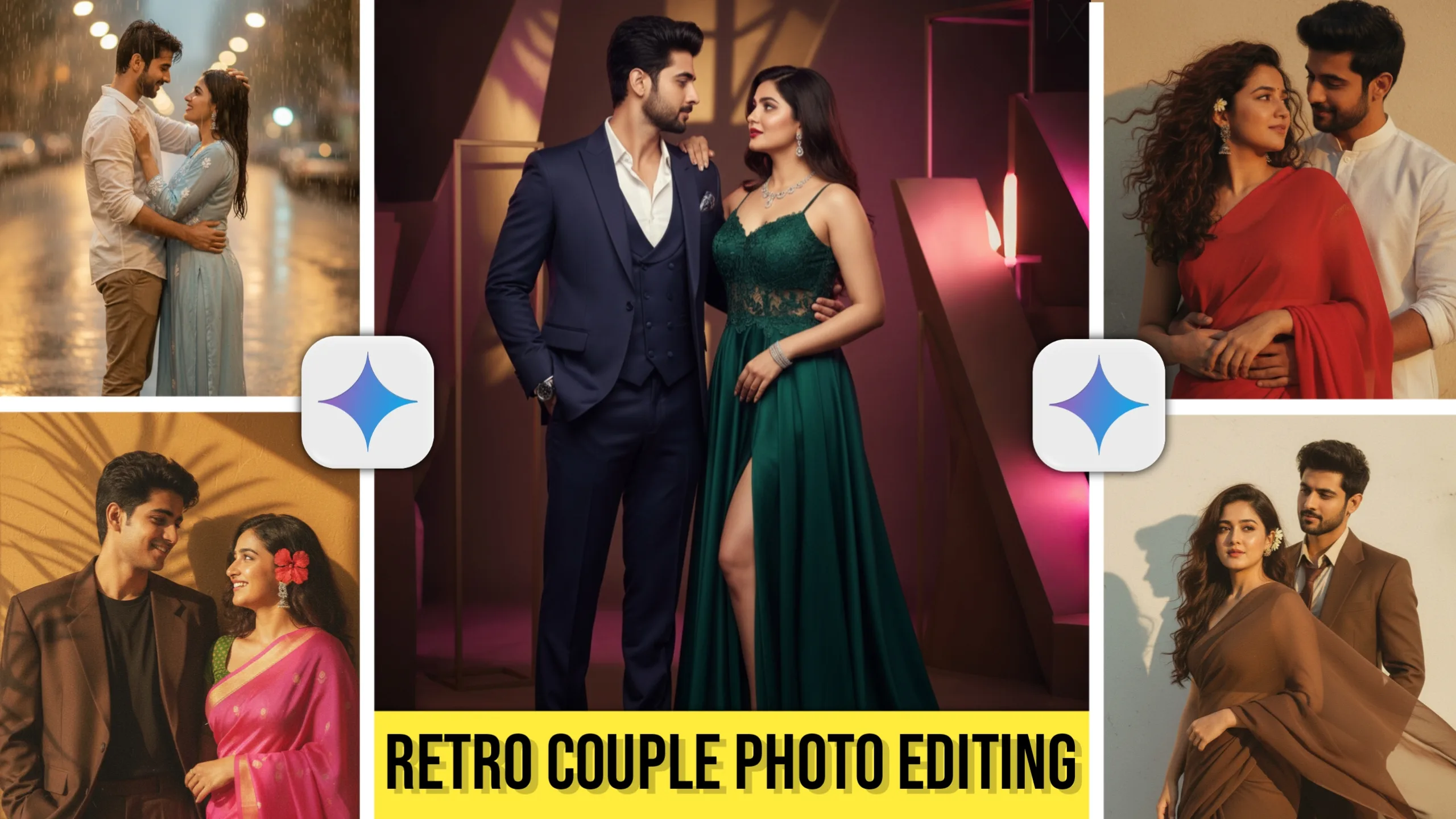 Google Gemini Couple Retro Style Ai Photo Editing Prompt Google Gemini Couple Retro Style Ai Photo Editing Prompt