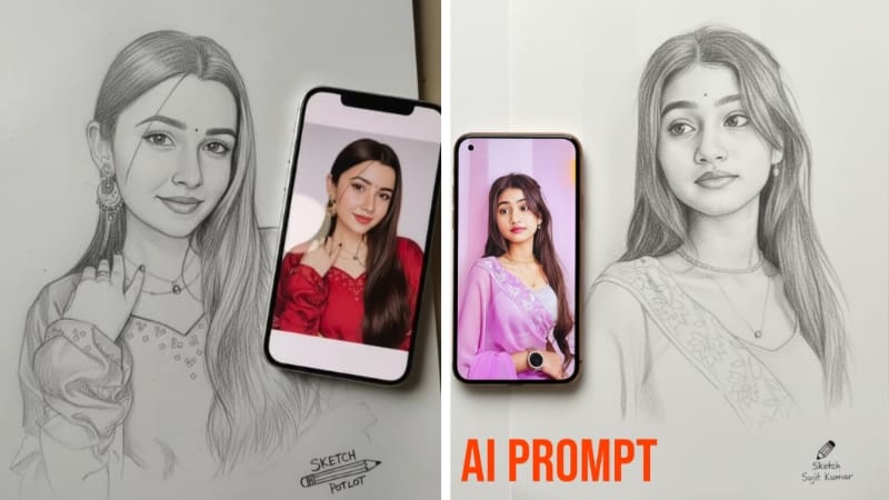 Google Gemini Pencil Sketch Ai Photo Editing Prompts