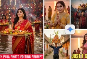 Chhath Puja Ai Photo Editing Prompt - 100% Face Match