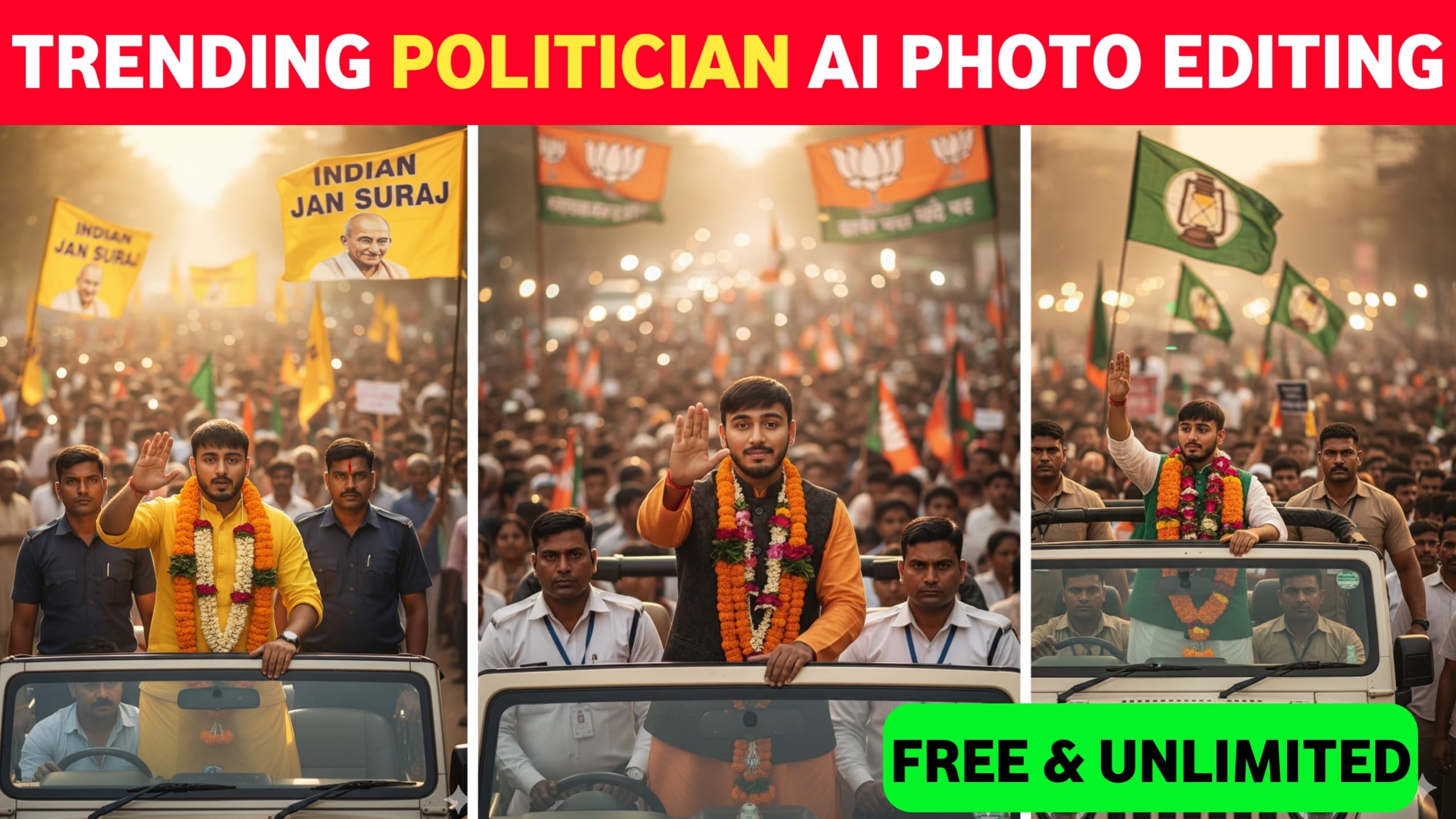 Politician Ai Photo Editing Prompts 2025