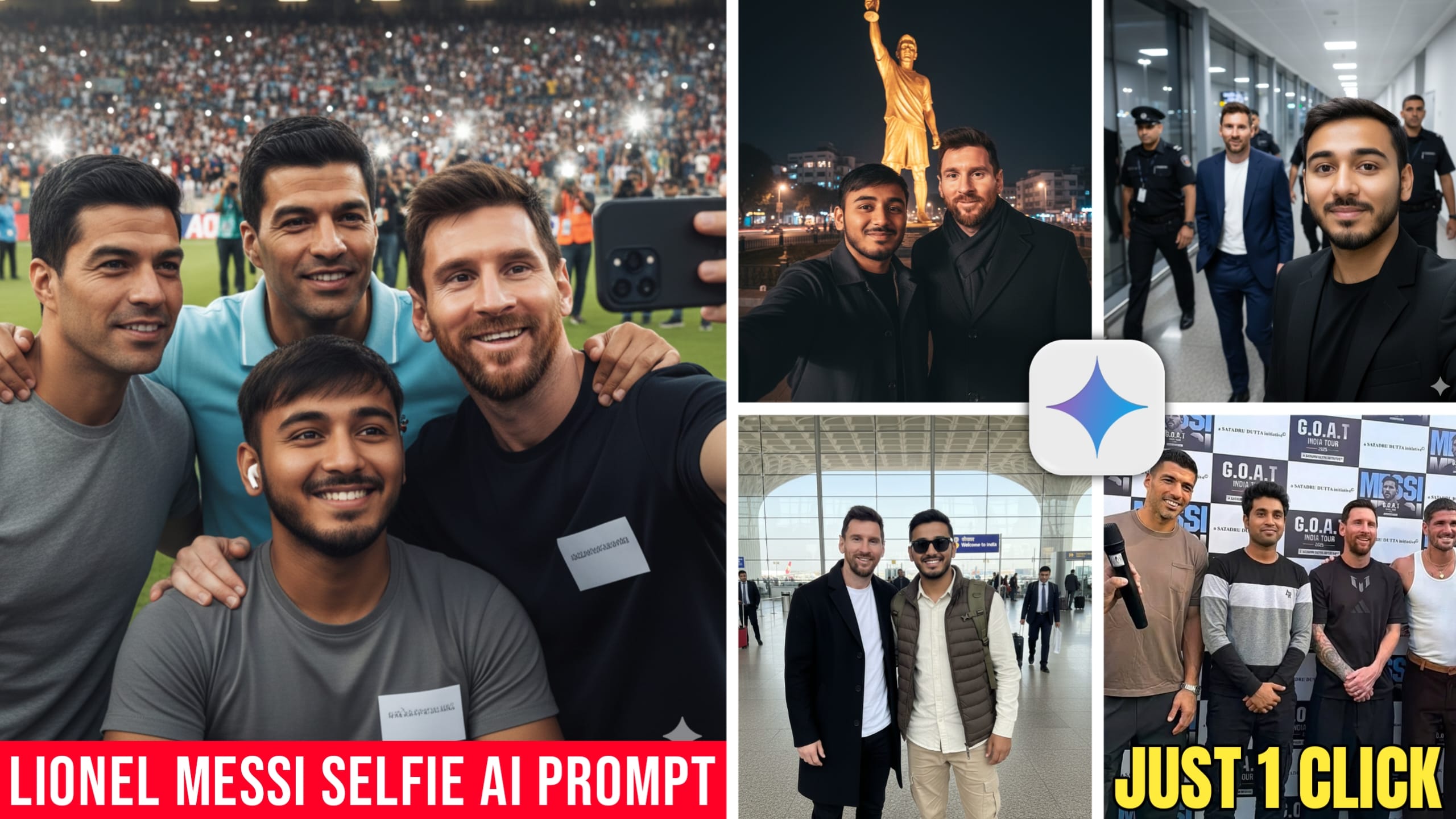 Lionel Messi Selfie Ai Photo Editing Prompt